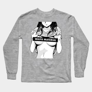 Anime Sticker Long Sleeve T-Shirt